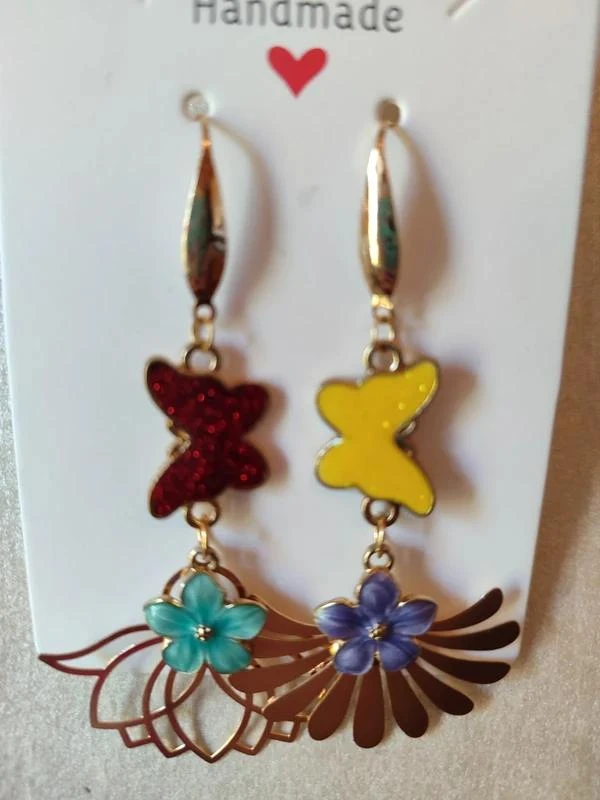 Colorful original earrings – photo 2